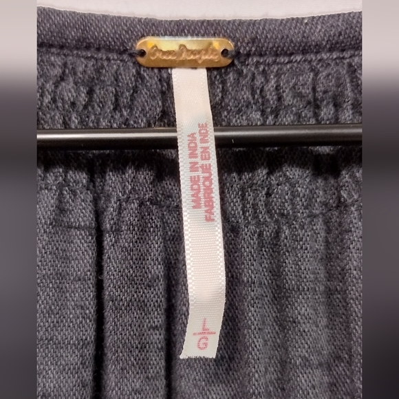 Free People All My Life Mini Dress Womens L Black Boho Retro 90s Y2K Cottagecore - Picture 11 of 12